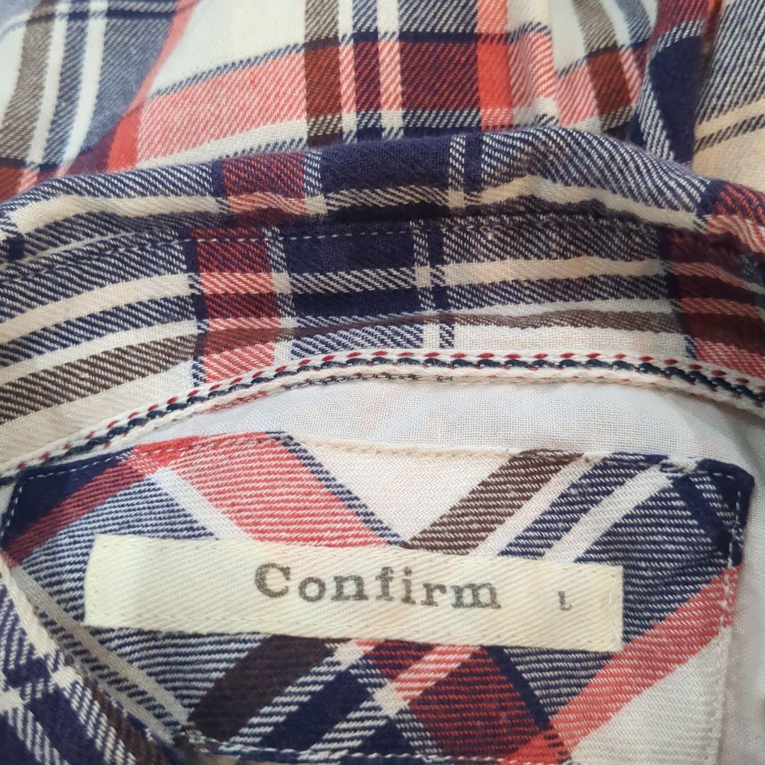 Confirm チェック柄シャツ Lサイズ — image 3
