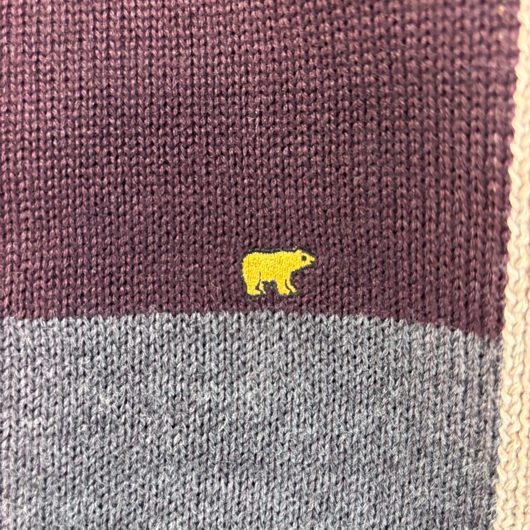 【即完売‼️】Y2K Golden Bear ニット セーター 古着男子 日本製 — image 5