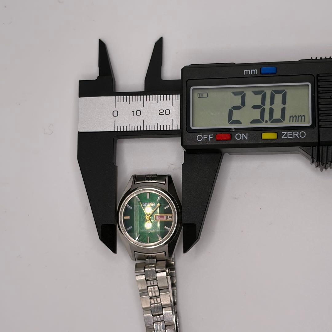 SEIKO セイコー 2706-0170 腕時計 自動巻き カットガラス 緑 — image 2
