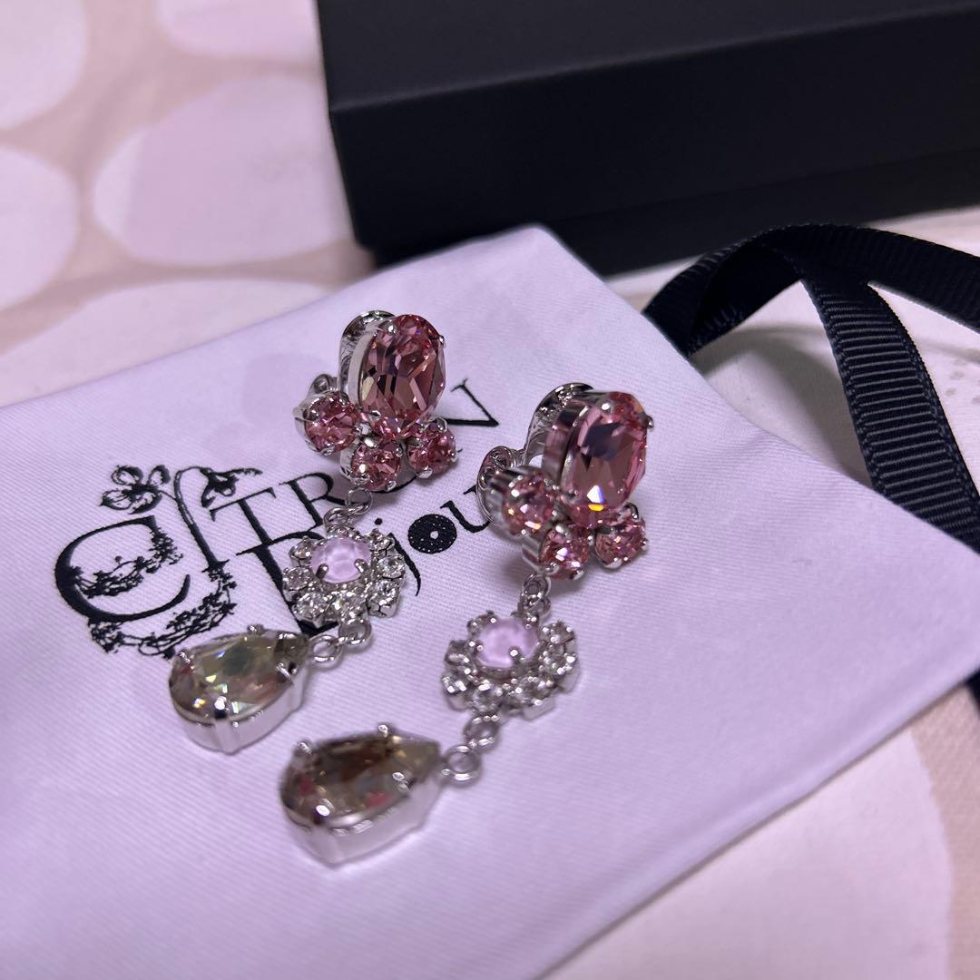 シトロンビジュー　イヤリング　ピンク — image 2