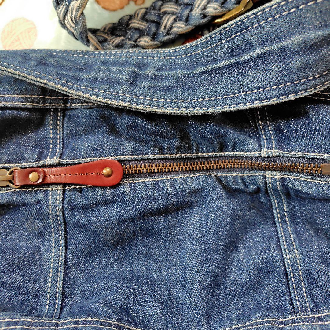 Dakotaデニムショルダーバッグ 外側ポケット付き — image 3