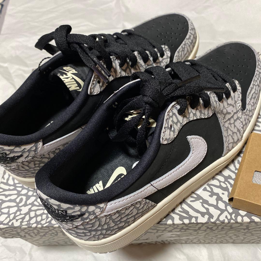 Air Jordan 1 Retro Low OG "Black Cement" — image 2