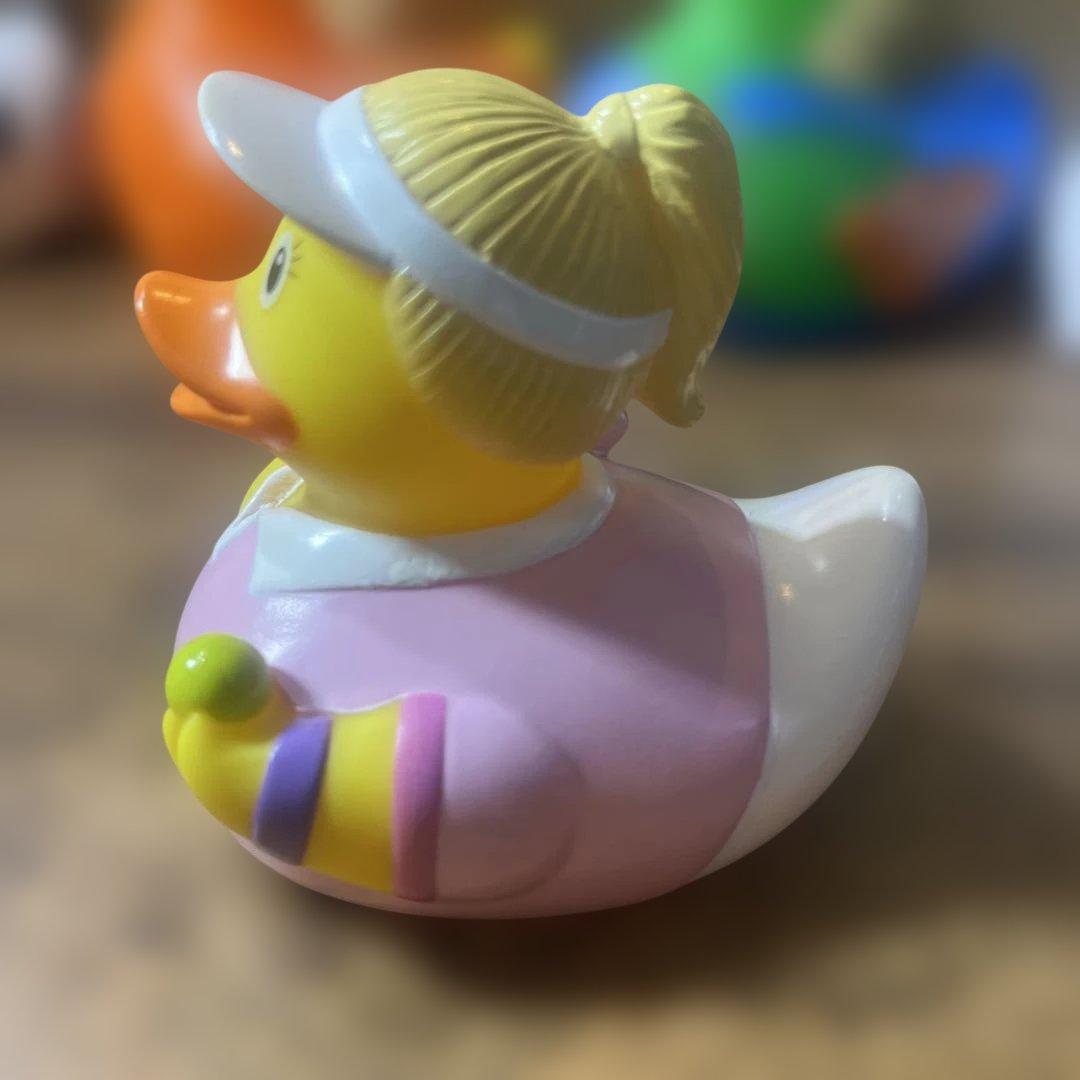 LILALU テニスプレイヤー ラバーダック アヒル フィギュア — image 4