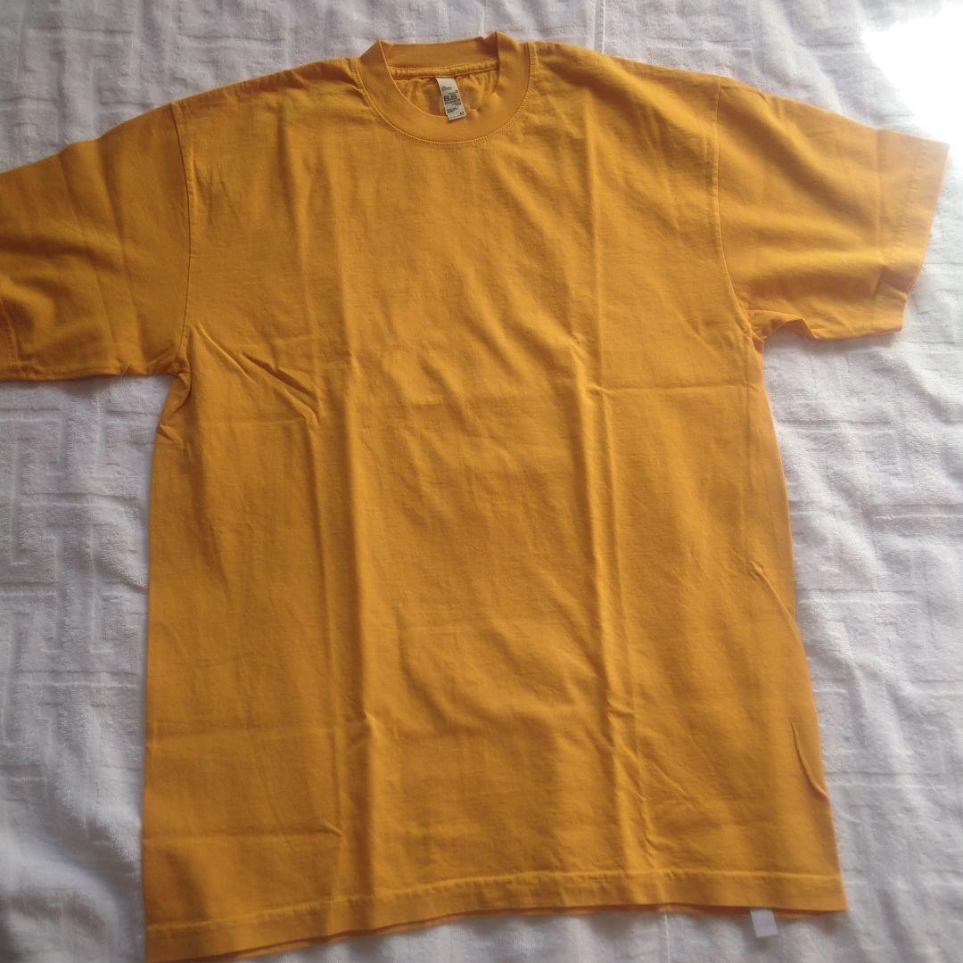 新品♦値下げしました♦✨ロスアパ✨♦ガーメントダイ半袖Ｔシャツ♦色ゴールド♦Ｍ — image 2