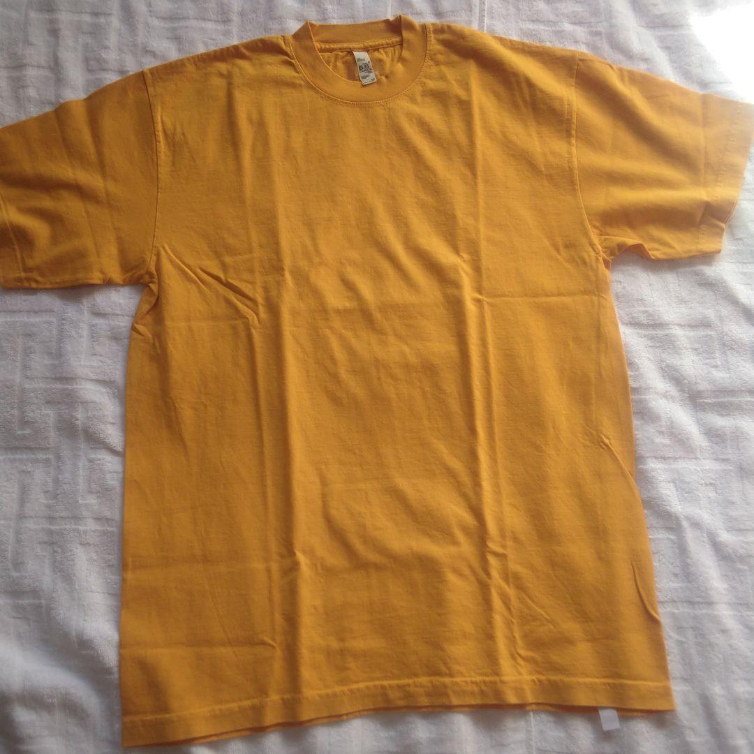 新品♦値下げしました♦✨ロスアパ✨♦ガーメントダイ半袖Ｔシャツ♦色ゴールド♦Ｍ — image 3