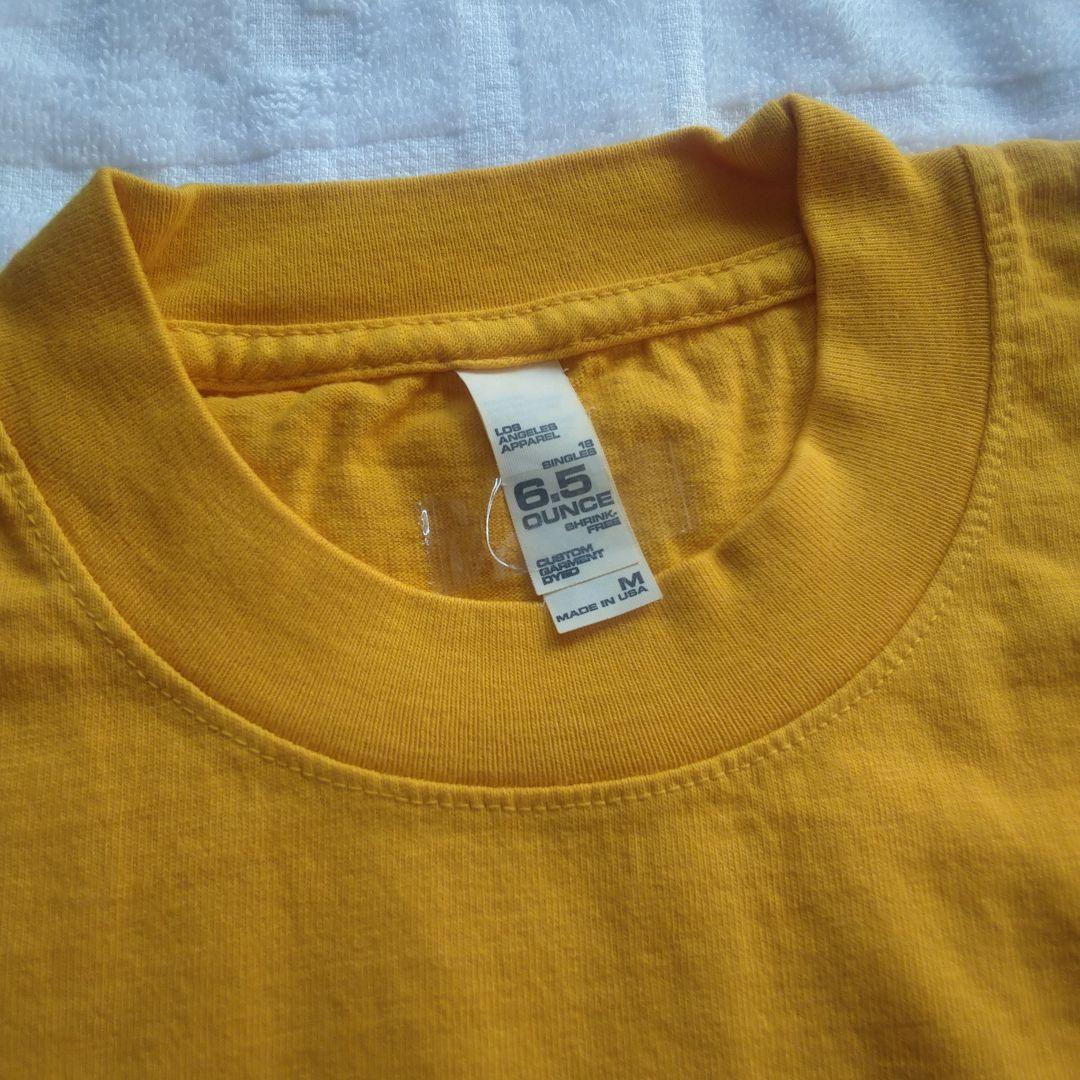 新品♦値下げしました♦✨ロスアパ✨♦ガーメントダイ半袖Ｔシャツ♦色ゴールド♦Ｍ — image 5