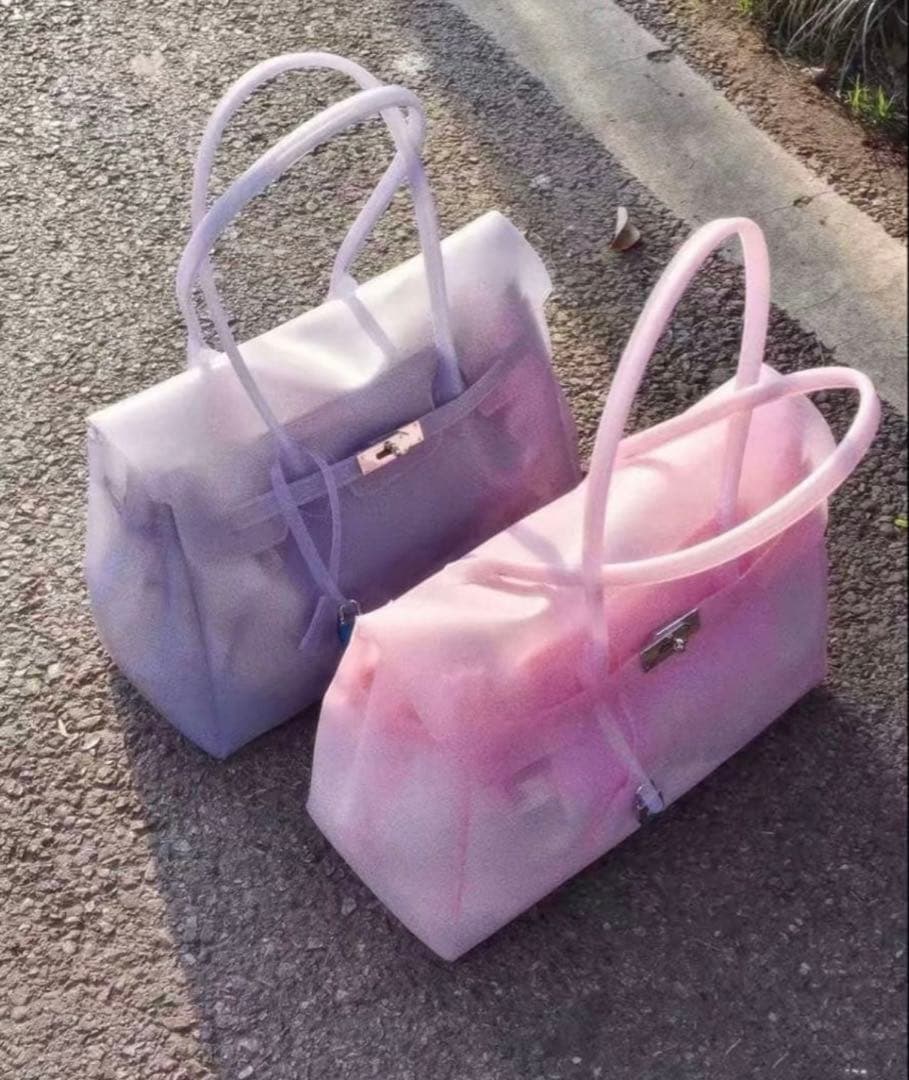 ゼリーバッグ jellybag ゼリーバーキン jelly birkin 水色 — image 2
