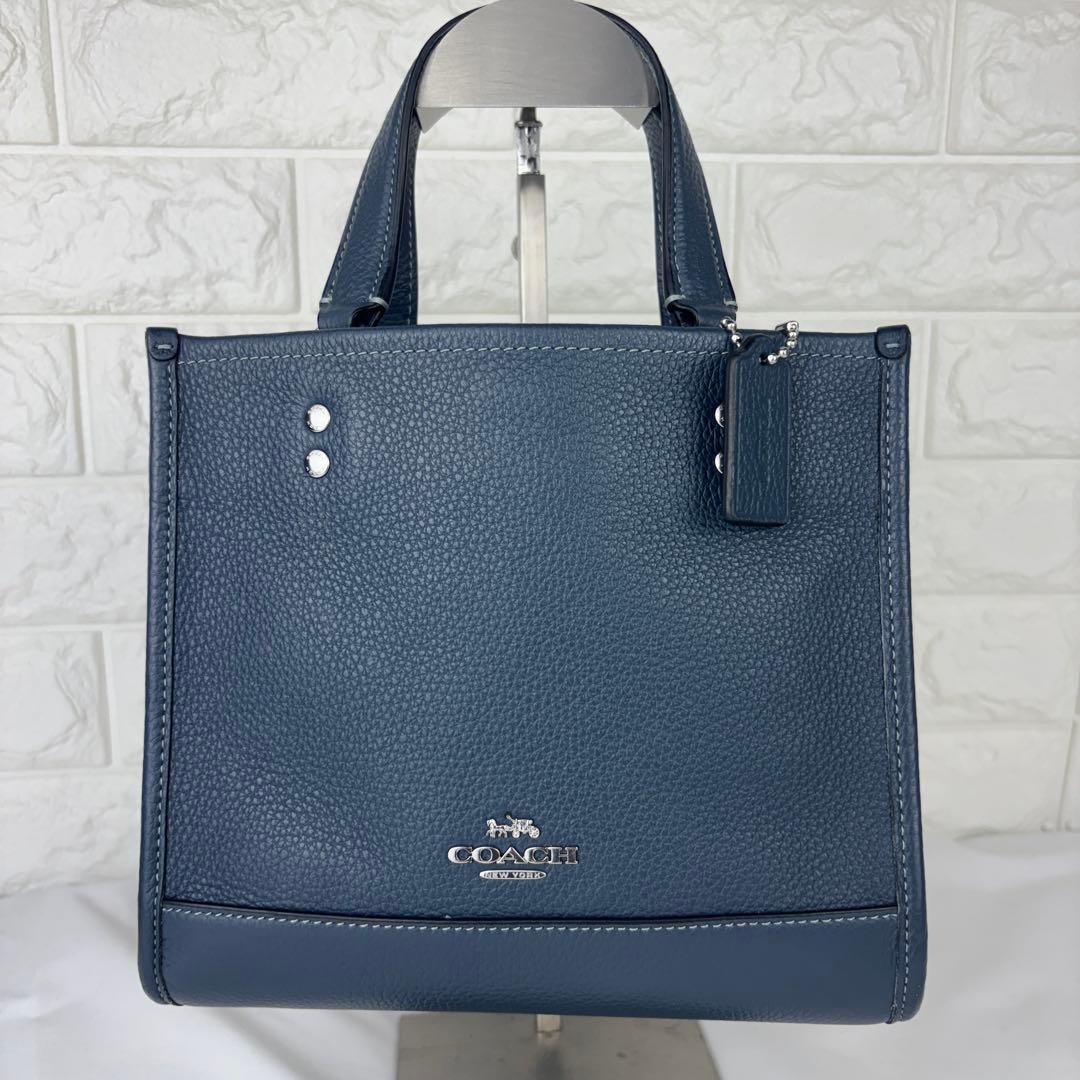 ✨美品✨ COACH C0971 ネイビー 2way ハンドバッグ — image 2