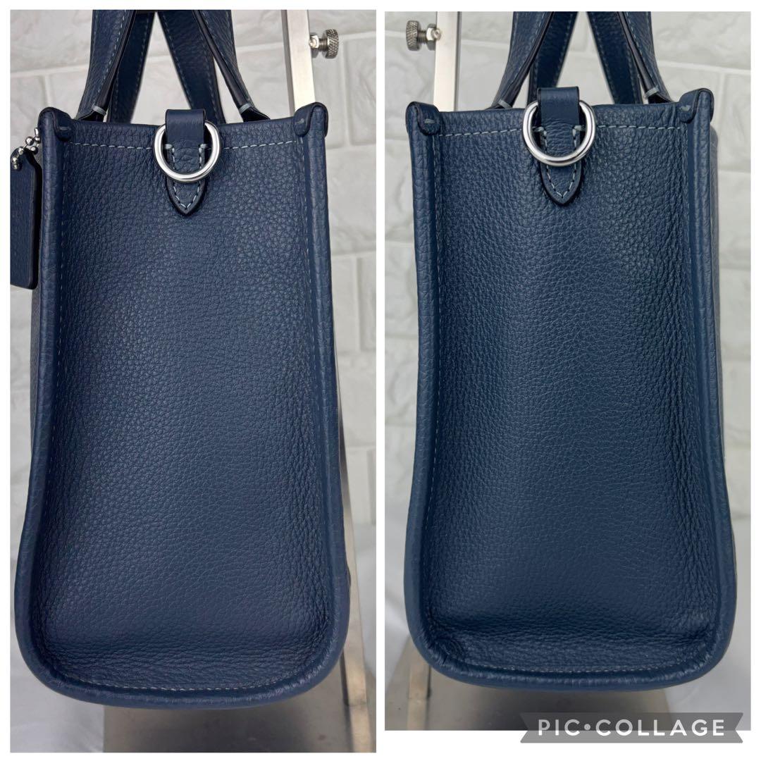 ✨美品✨ COACH C0971 ネイビー 2way ハンドバッグ — image 3