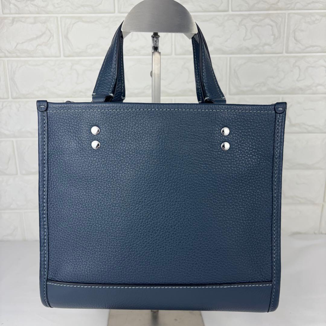 ✨美品✨ COACH C0971 ネイビー 2way ハンドバッグ — image 4