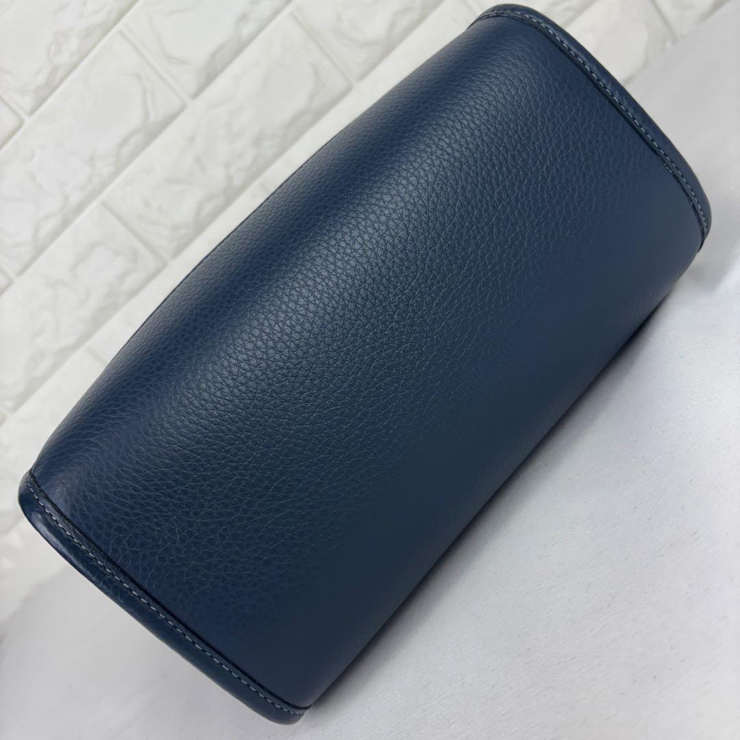 ✨美品✨ COACH C0971 ネイビー 2way ハンドバッグ — image 5