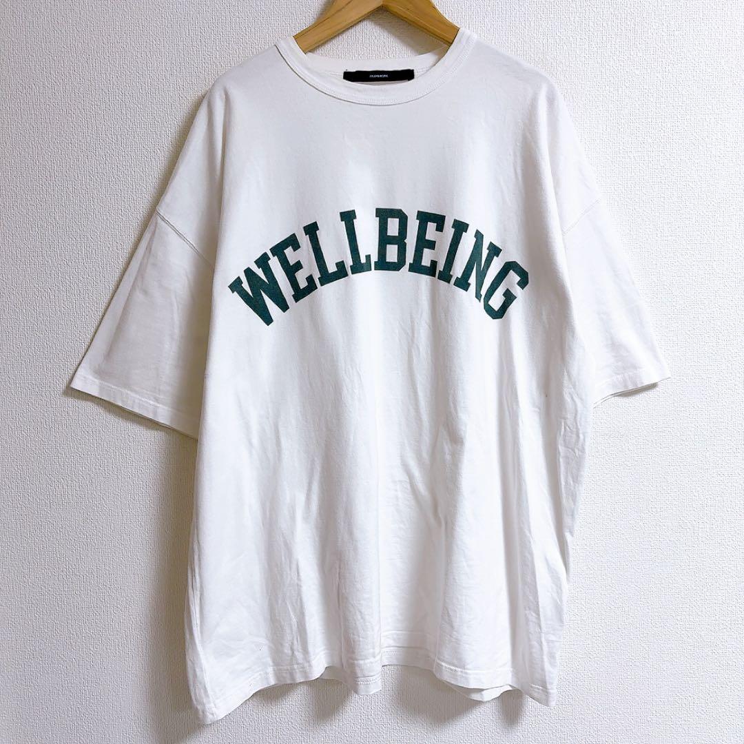 FRAMEWORK✨WELLBEING オーバーロゴT　ホワイト — image 3