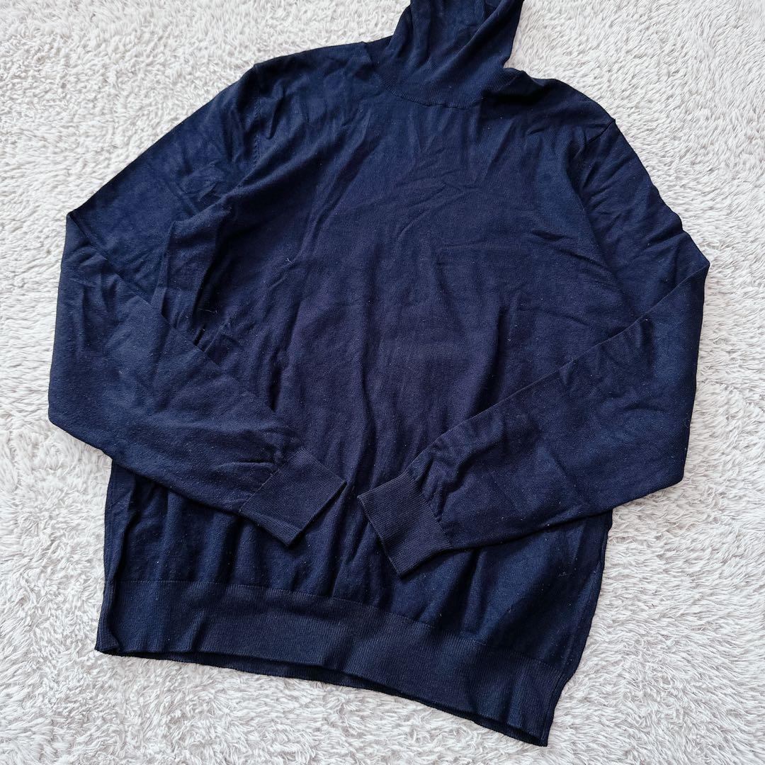 ZARA ザラ【S】ニットセーター タートルネック ネイビー オフィスカジュアル — image 5