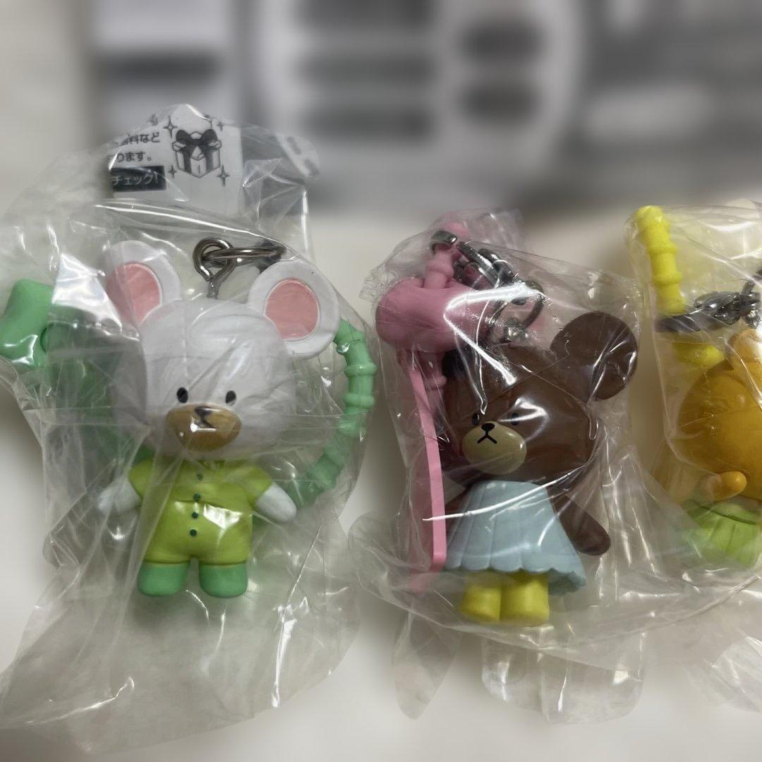 くまのがっこう カラフルマルチチャーム 4種セット — image 2