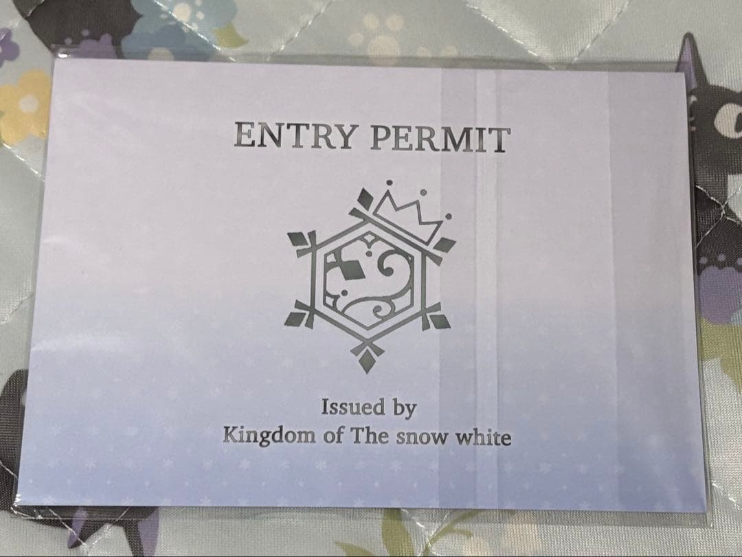 白雪レイド 入国許可証 — image 2