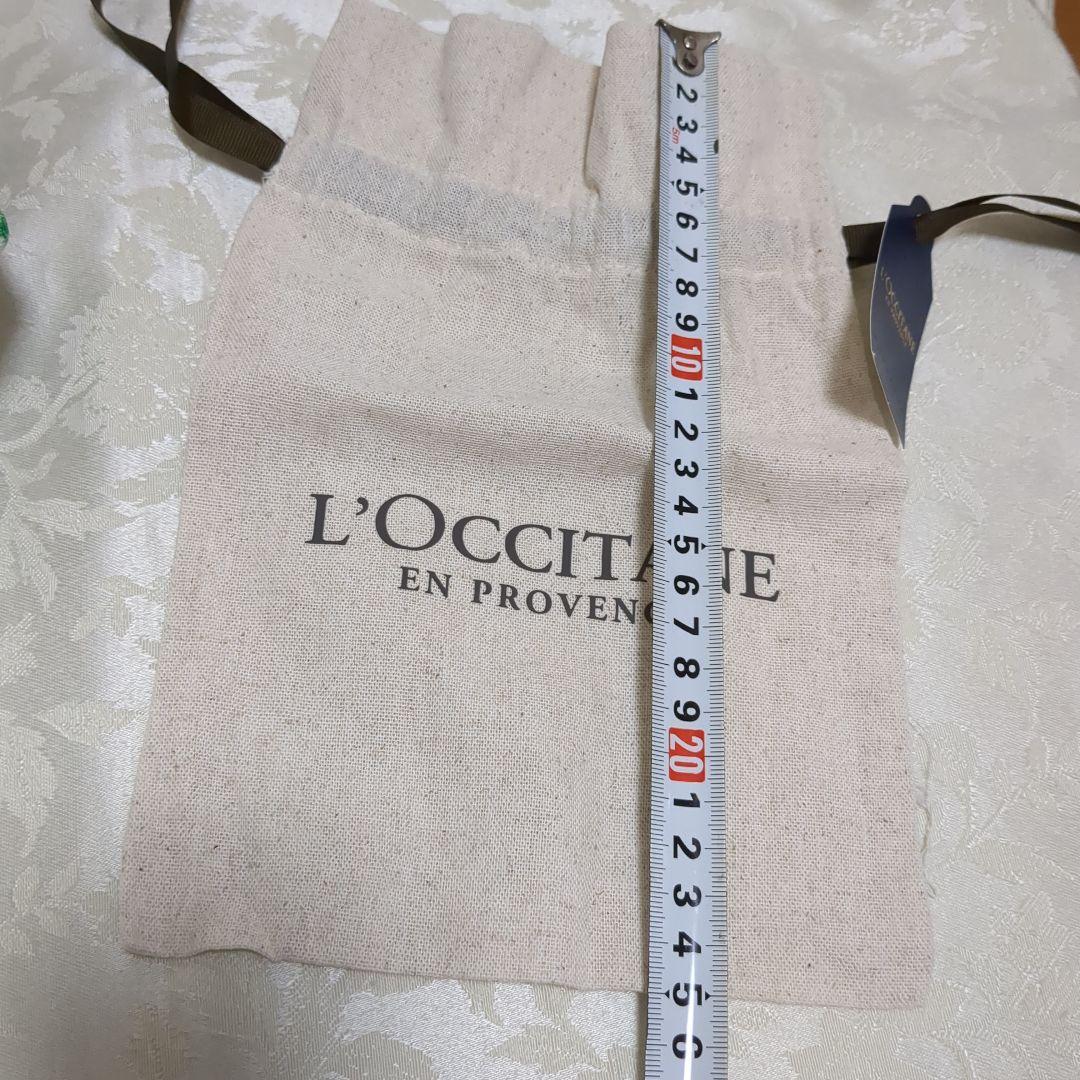 【新品未使用】L'OCCITANE 　☆　巾着ポーチ、マチありポーチ — image 3