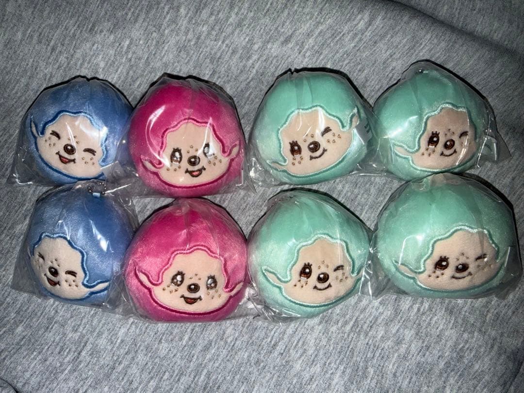 モンチッチ ぬいぐるみミラーチャーム ブルー — image 2