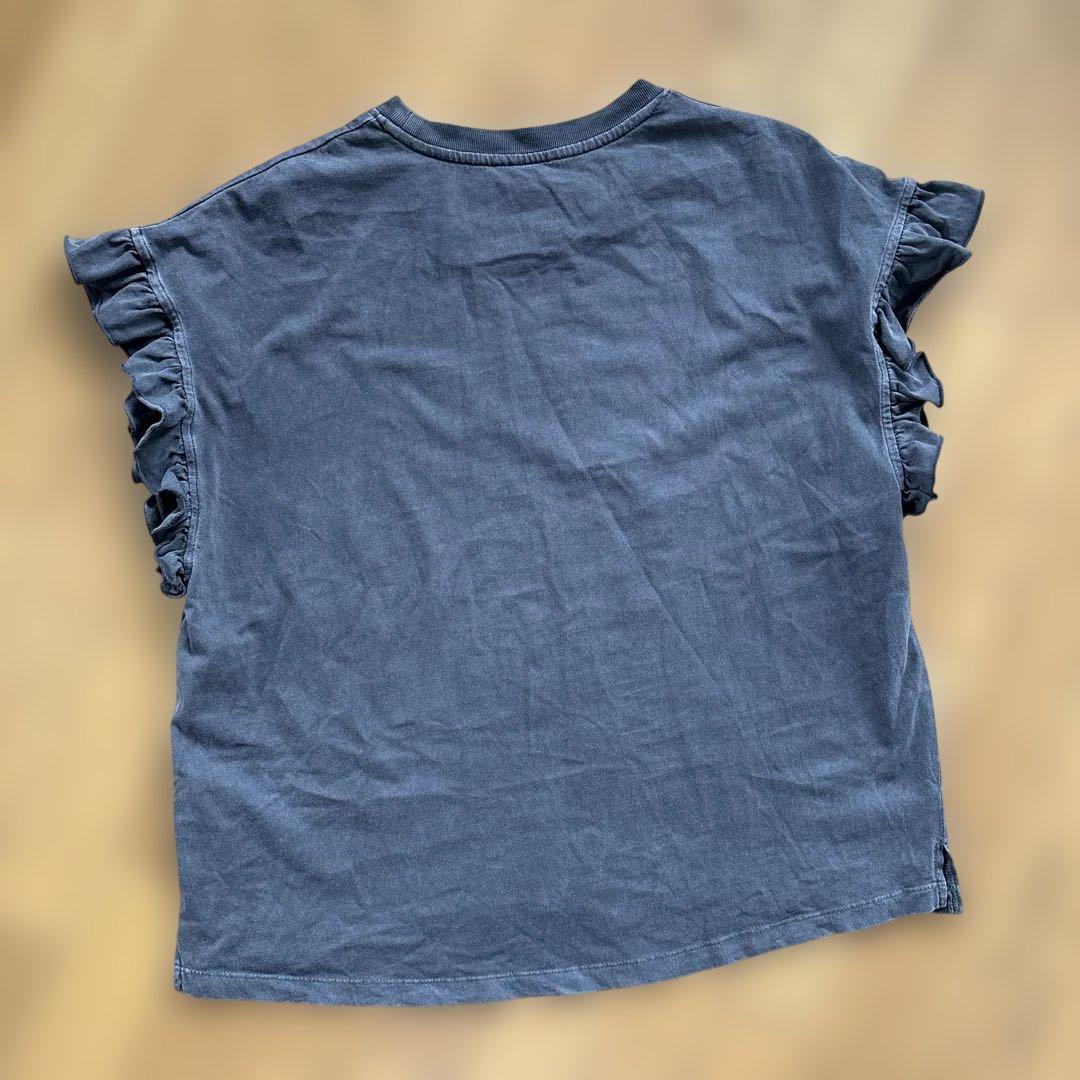 NIKO AND... フリル袖 Tシャツ チャコールグレー M — image 5
