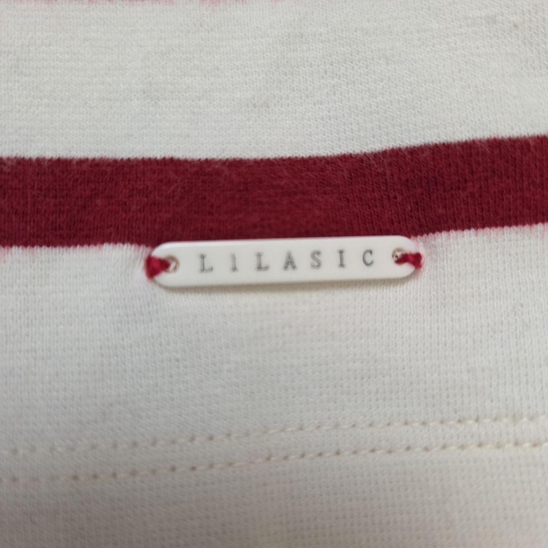 LILASIC 長袖 ボーダー カットソー Mサイズ — image 5