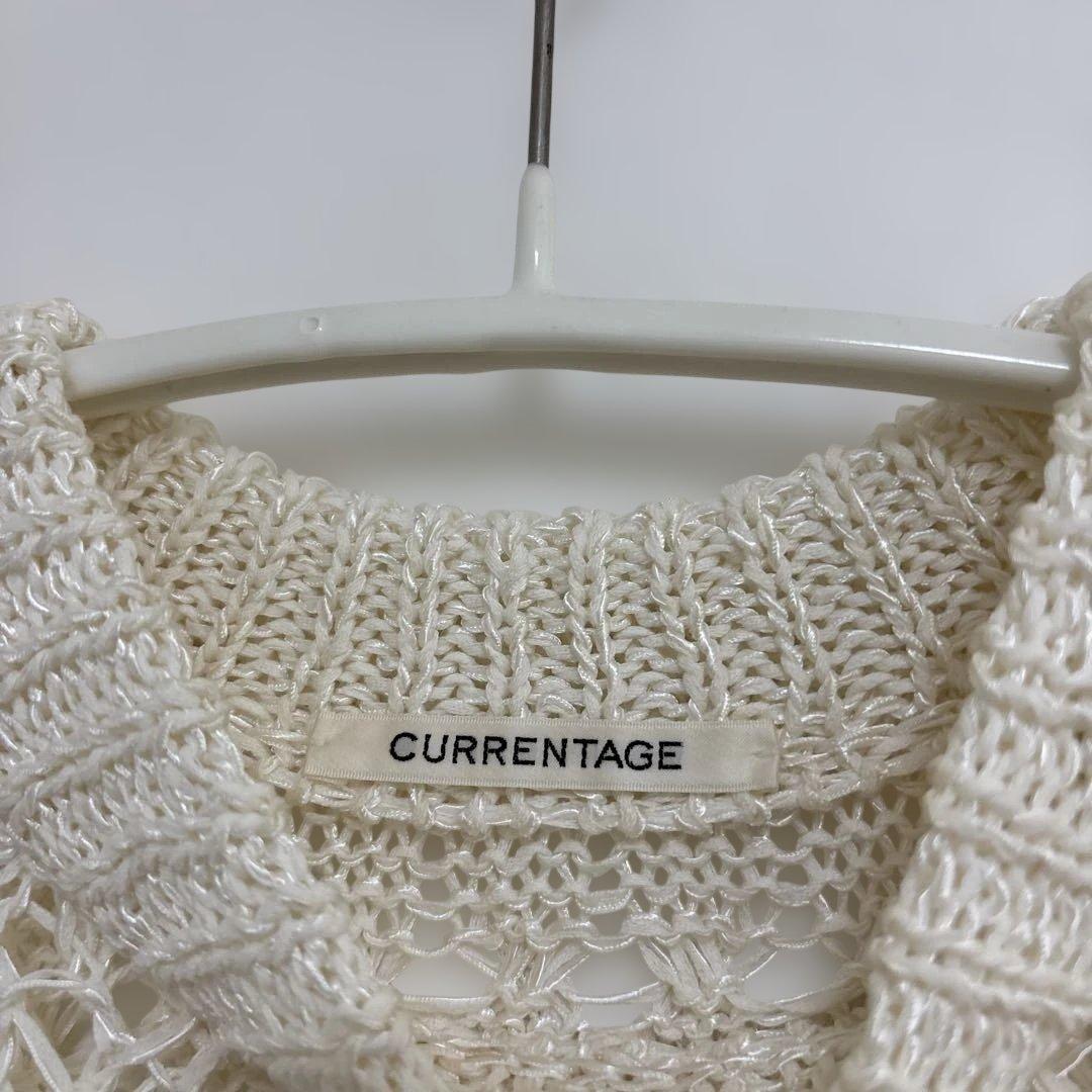 CURRENTAGE ニットベスト オフホワイト　美品 — image 3