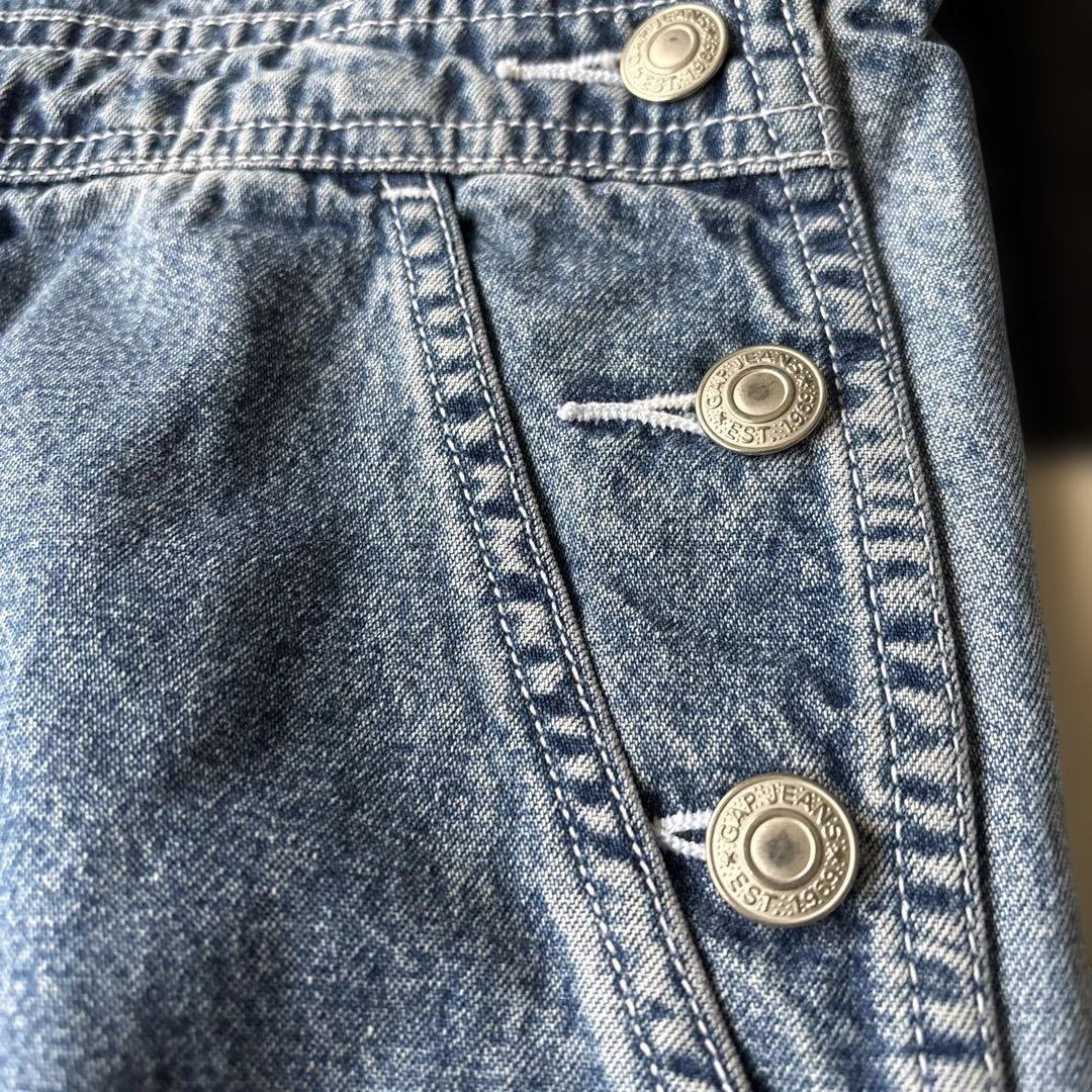 GAP デニムブルー オーバーオール XS 150〜160ぐらい — image 5
