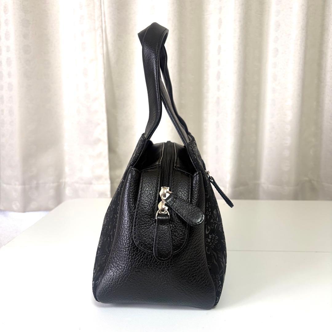 インデン屋 ハンドバッグ 黒 — image 3