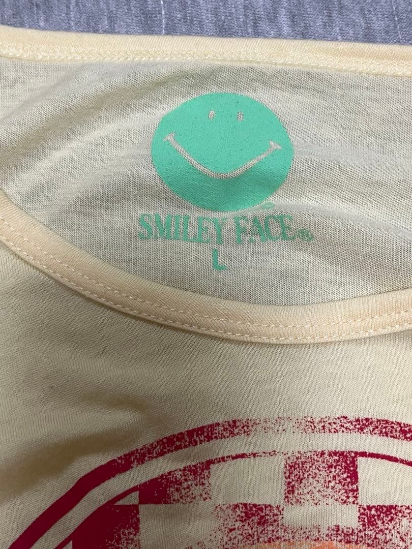 SMILEY FACE ロンT y2k グランジ ギャル 長袖 薄手 夏服 — image 2