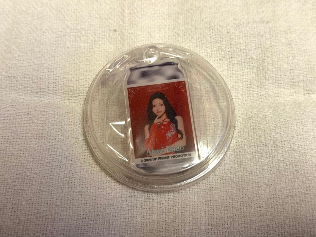 Juice=Juice 遠藤彩加里 ラベル缶ステッカー＋キーホルダー — image 3