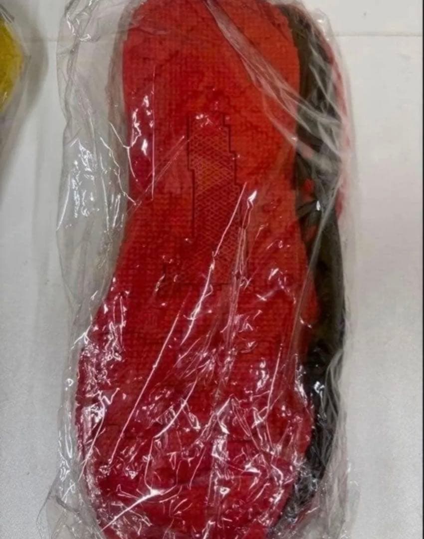 メンズ スニーカー ランニング ジム シューズ 黒/赤 軽量 通気性 — image 5