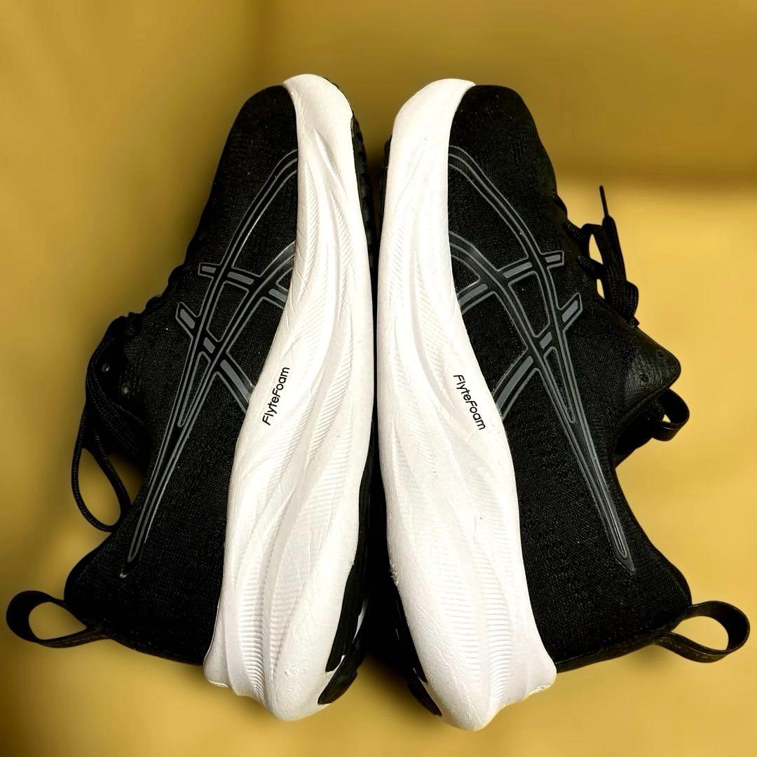 ASICS ランニングシューズ ブラック　２５㎝メンズスニ−カ− — image 2