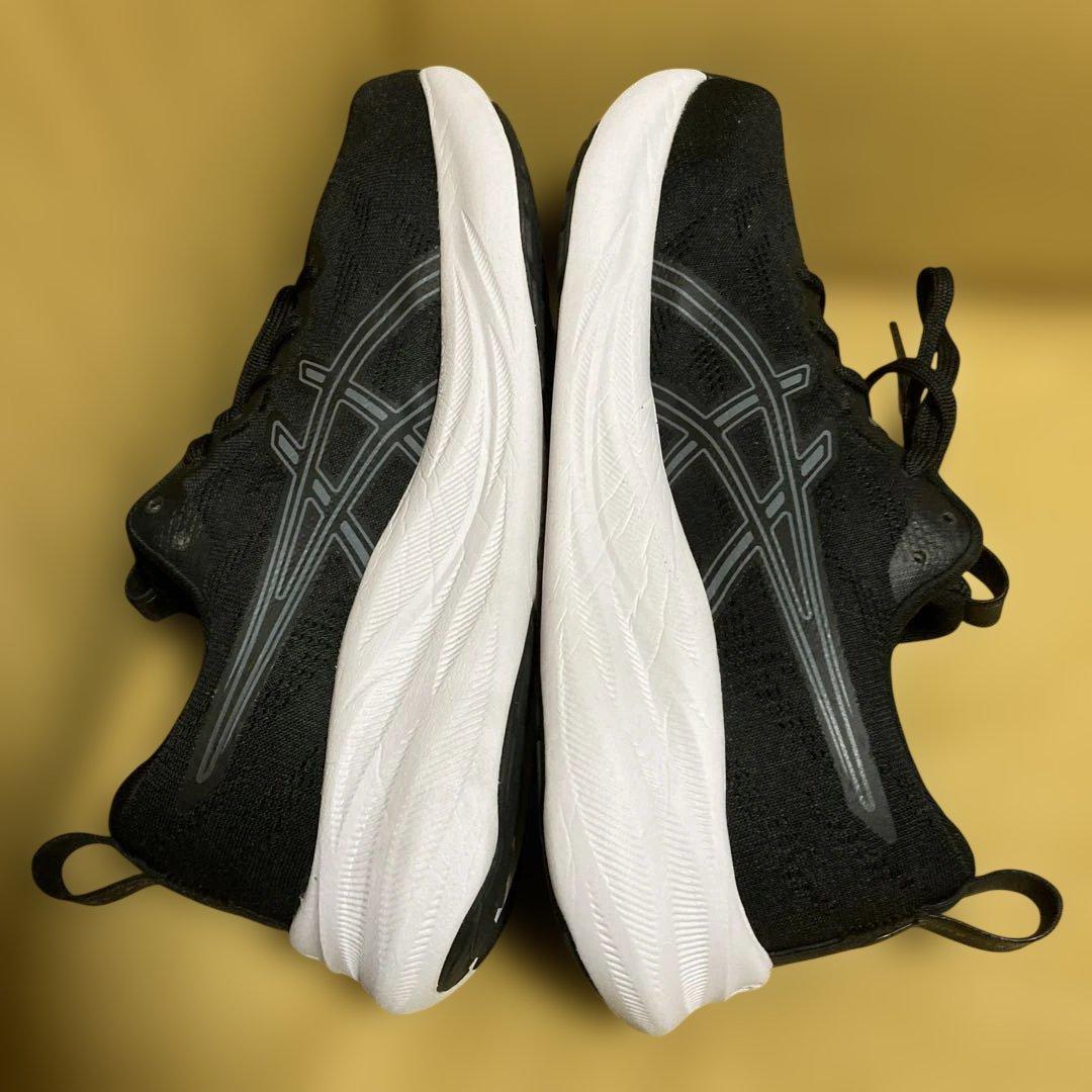 ASICS ランニングシューズ ブラック　２５㎝メンズスニ−カ− — image 4