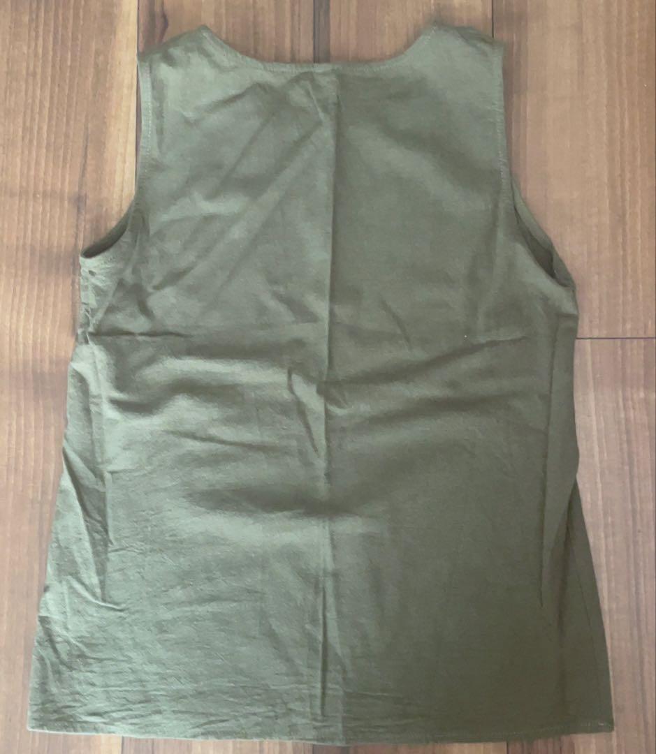 YAN YI CHAO タンクトップ カーキ Lサイズ — image 2