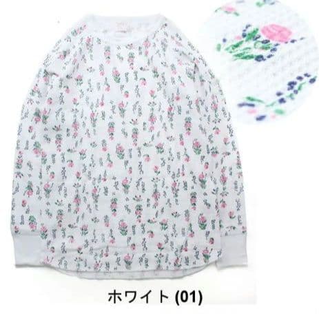 JEMORGAN 花柄 サーマル トップス ワッフル ロンT カットソー — image 2