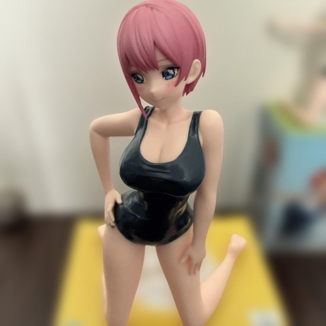 五等分の花嫁 スクール水着フィギュア 3体＋綾波レイ スクール水着1体 — image 4
