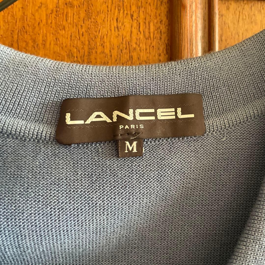 LANCEL 半袖 ケープ ニット ポロシャツ Mサイズ — image 2