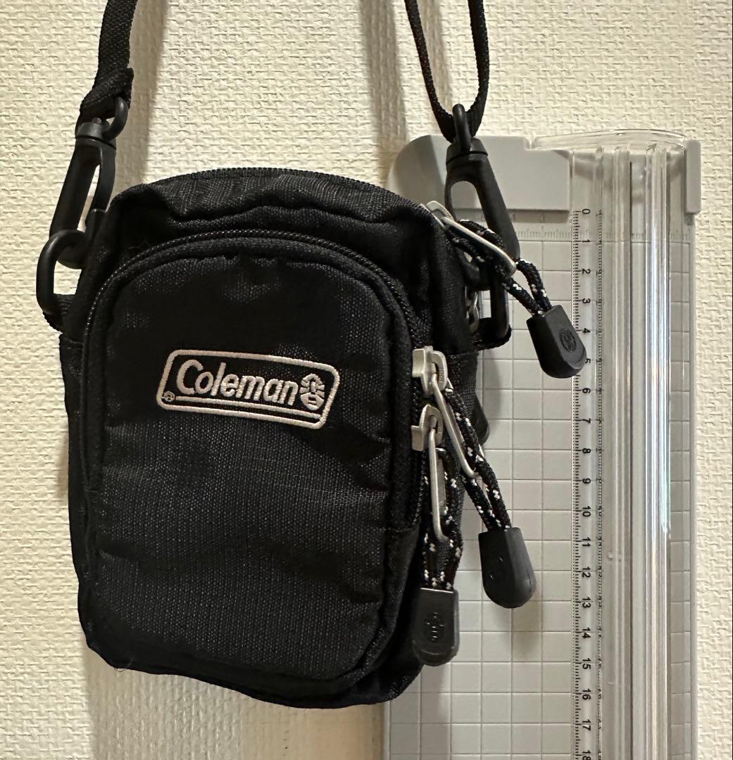 Coleman ショルダーバッグ ポシェット カラビナ付き ブラック — image 2
