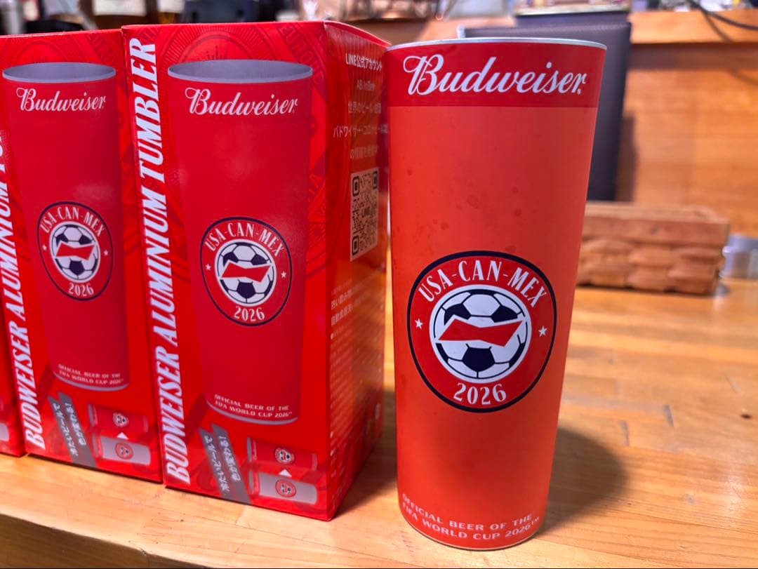 Budweiser 2026 FIFA ワールドカップ アルミタンブラー　5個 — image 2