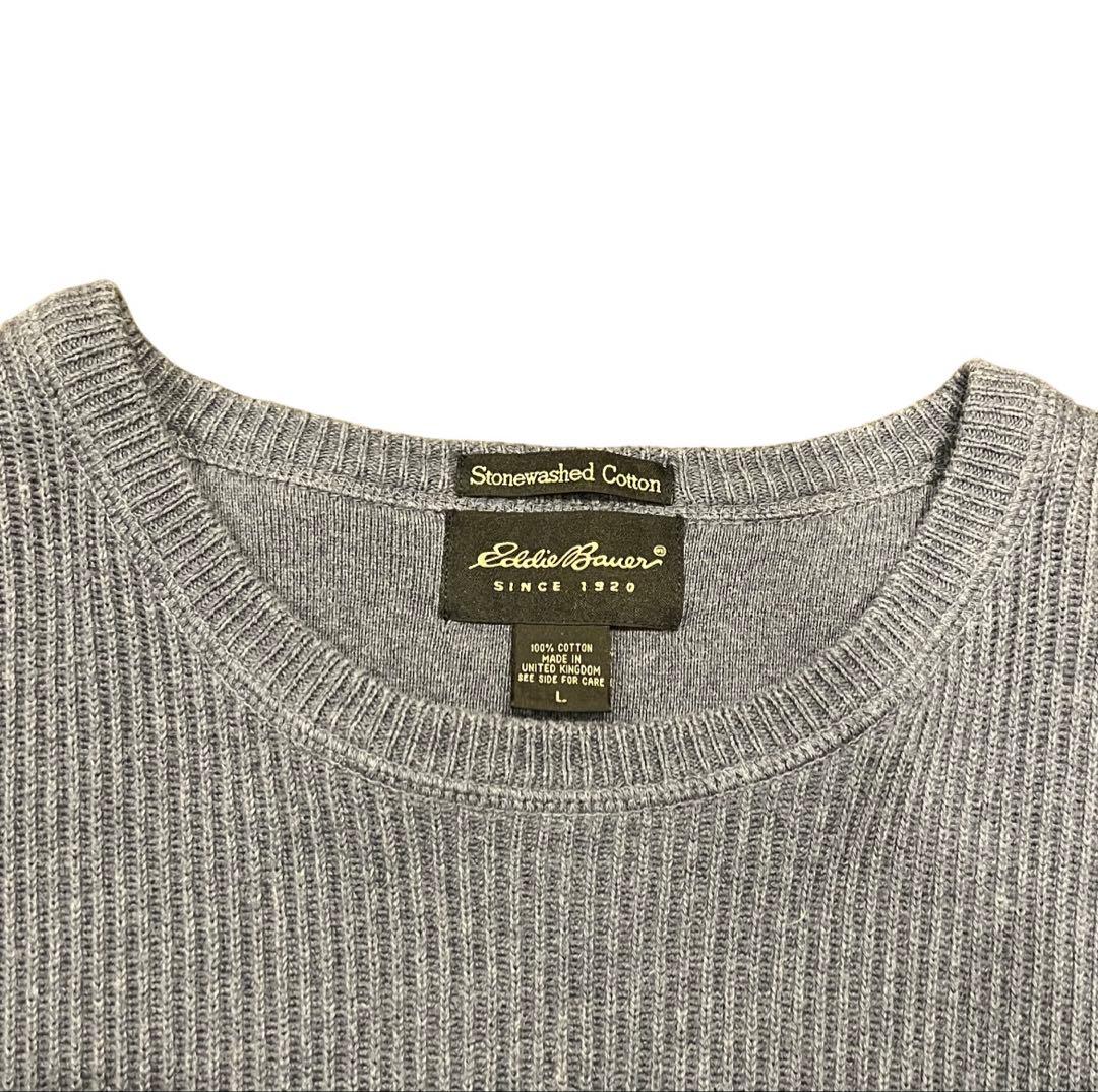 00s Eddie Bauer Stonewashed cotton knit — image 3