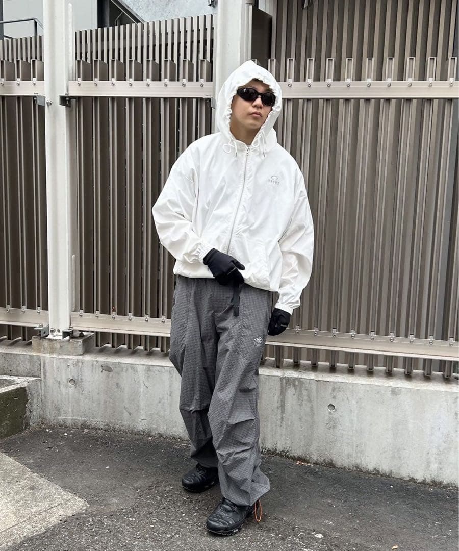 【KOOKY'N/クーキー】BRONX ナイロン フーデッドパーカー・ホワイトF — image 2