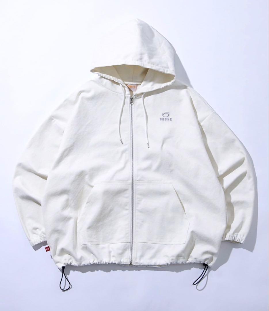 【KOOKY'N/クーキー】BRONX ナイロン フーデッドパーカー・ホワイトF — image 5