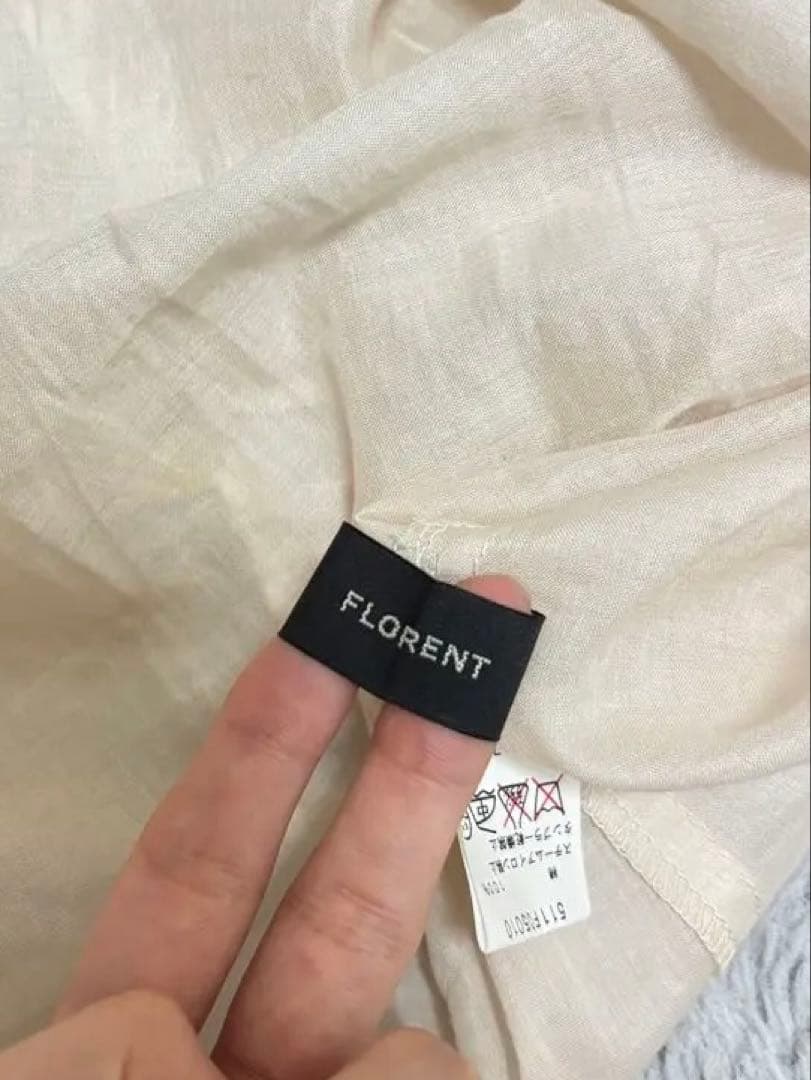FLORENT キャミワンピース アイボリー レース — image 3