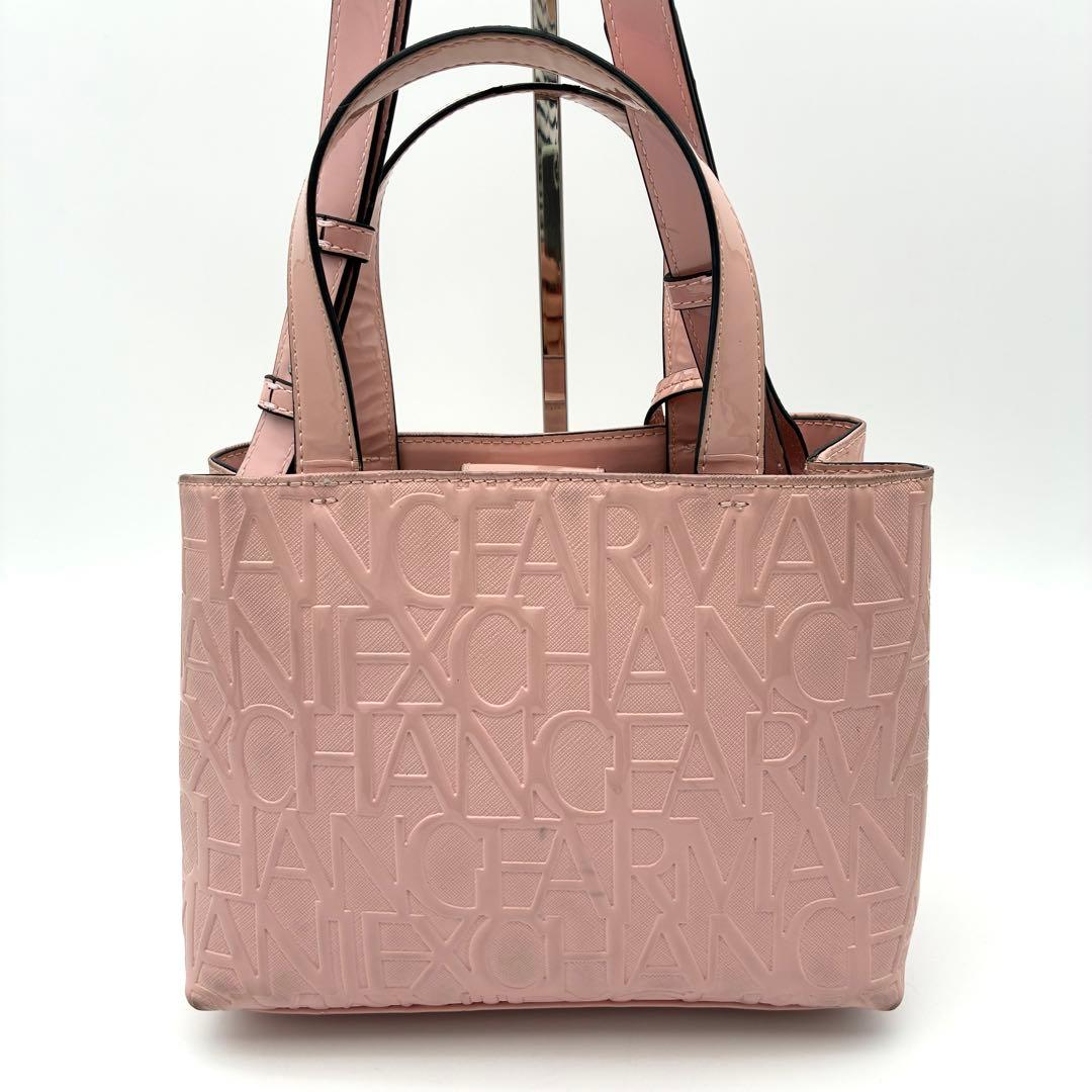 【ARMANI EXCHANGE 】オールオーバーエンボスロゴ ミニハンドバッグ — image 4