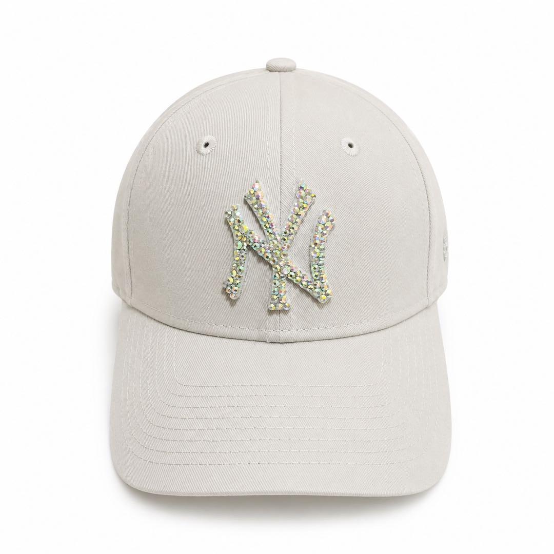 【極美品】New Era（ニューエラ）9FORTY ロゴキラ　ストーン — image 2