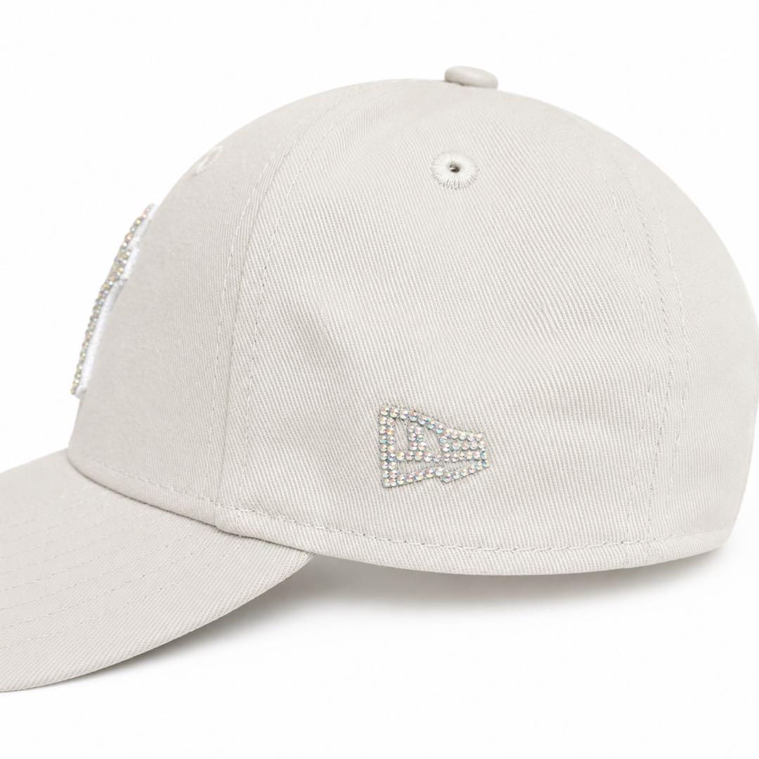 【極美品】New Era（ニューエラ）9FORTY ロゴキラ　ストーン — image 3