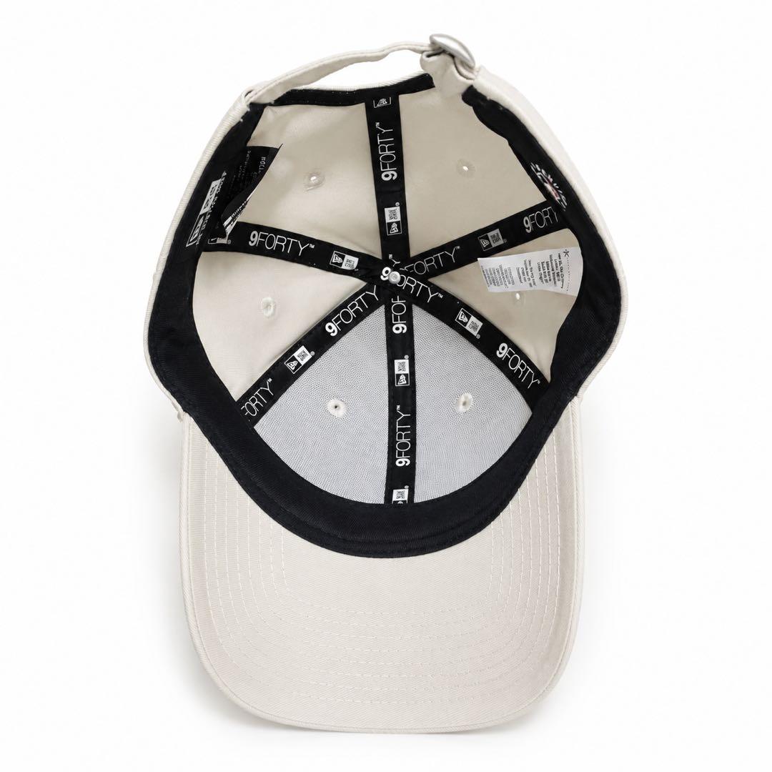 【極美品】New Era（ニューエラ）9FORTY ロゴキラ　ストーン — image 4