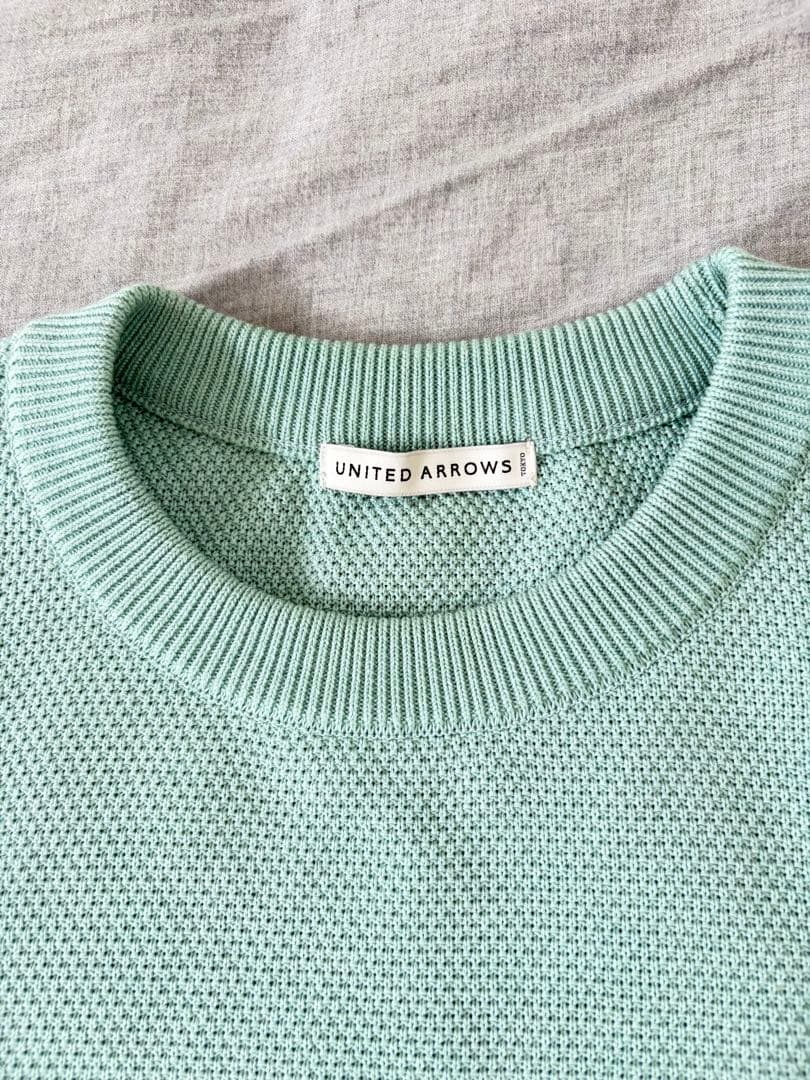 UNITED ARROWS ニット セーター 半袖 Sサイズ — image 4