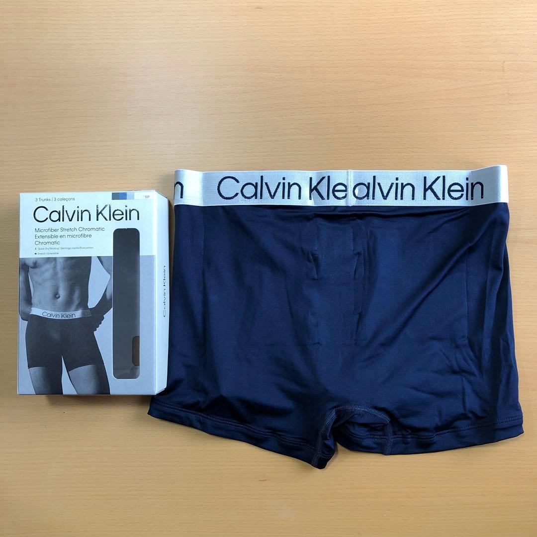 新品 カルバンクライン ボクサーパンツ Calvin Klein Mサイズ 紺色 — image 2