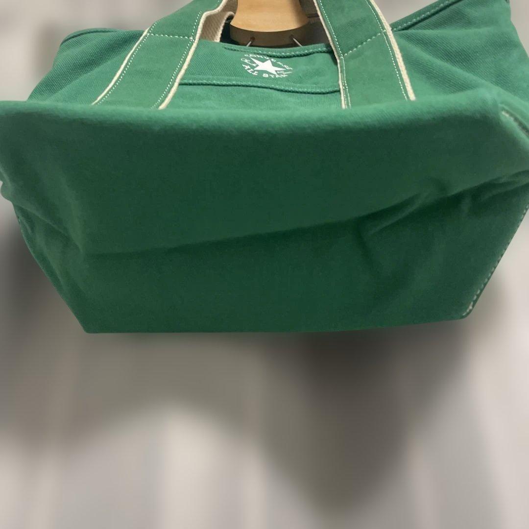 コンバース オールスター キャンバスバッグ グリーン ハンドバッグ — image 2