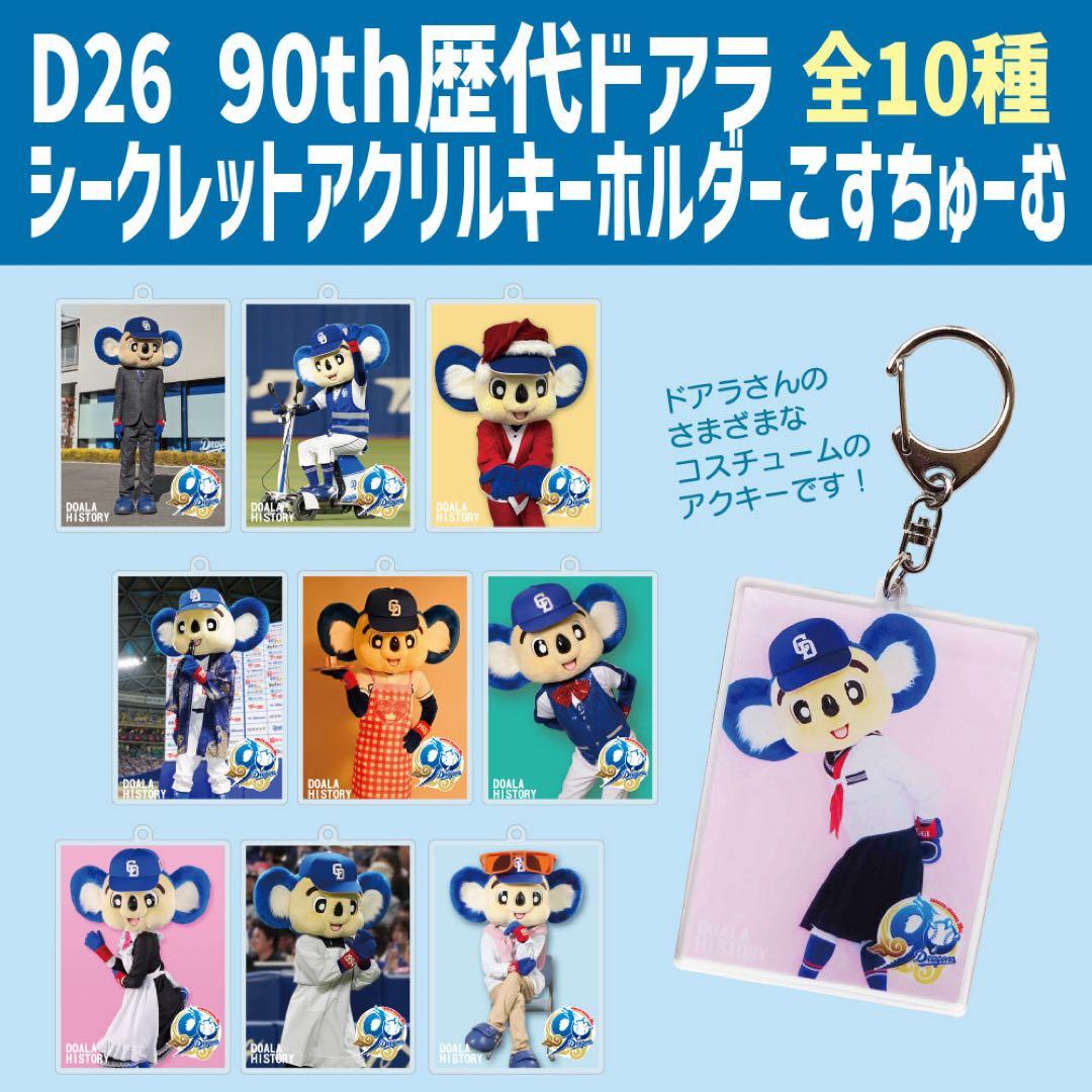 90th歴代ドアラシークレットアクリルキーホルダー(こすちゅーむ) サンタ — image 5