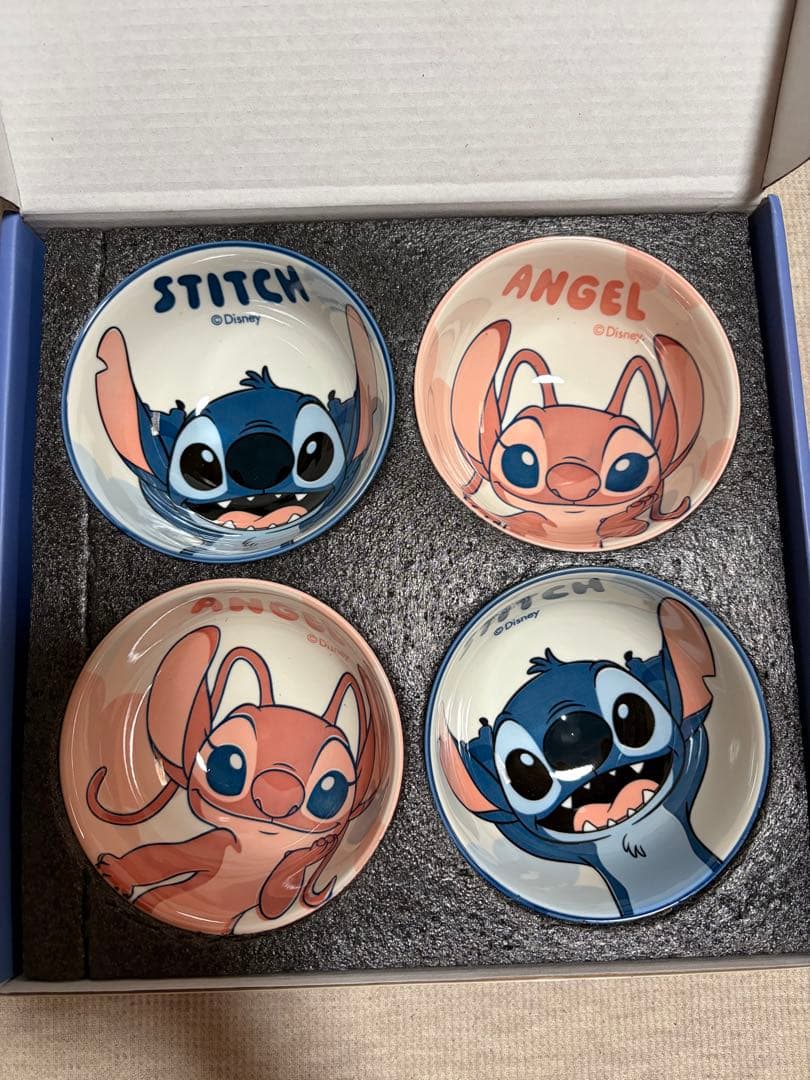 Disney Stitch & Angel お皿　プレート 4枚セット — image 2
